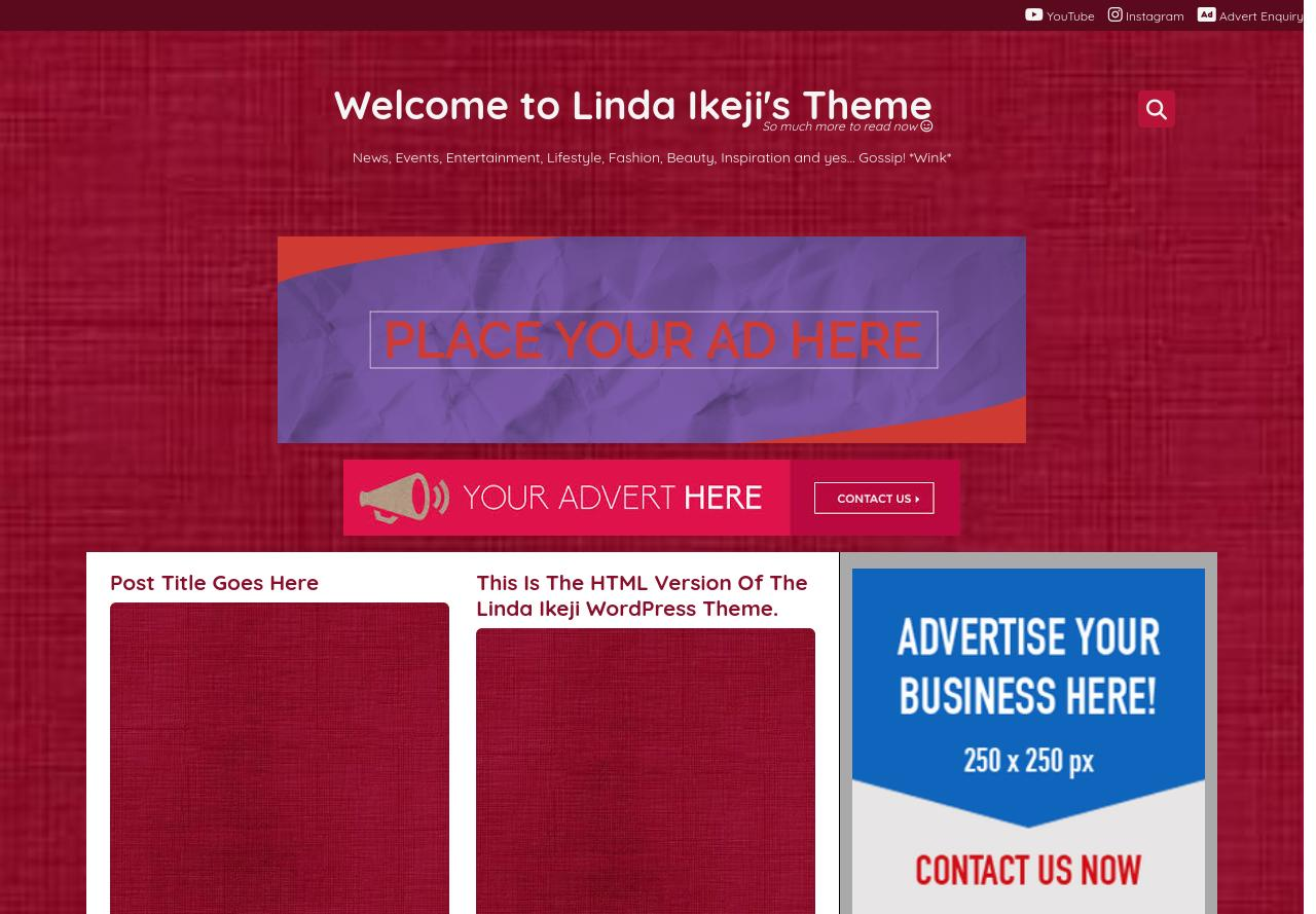 Linda Ikeji WordPress Theme