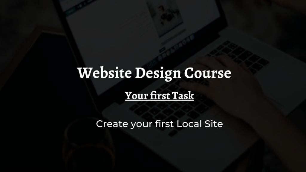 Website design course task 1