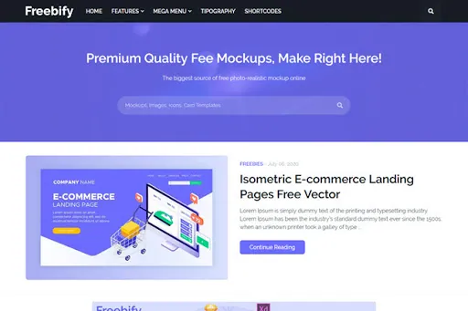 Freebify Blogger Template