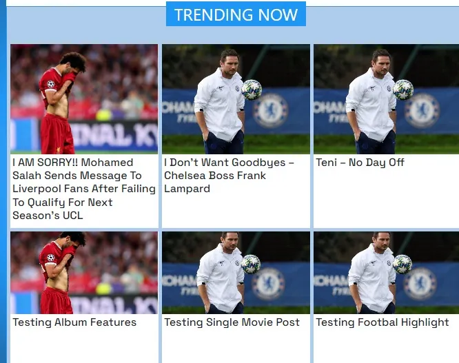 tRENDING POSTS